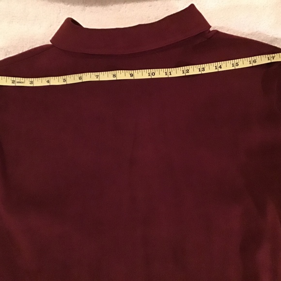 Women's Burgundy Jacket - Picture 9 of 11